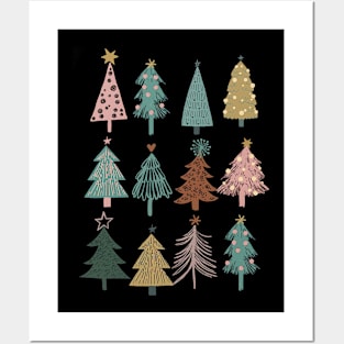 Christmas Tree Merry Christmas Matching Christmas Posters and Art